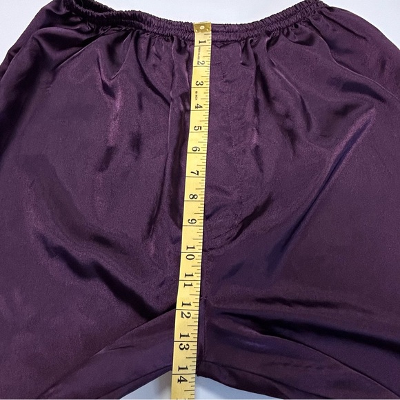 Tony & Candice Womens Satin PJ Set Size XL Long Sleeve Lounge Whimsigoth Purple - Picture 11 of 14